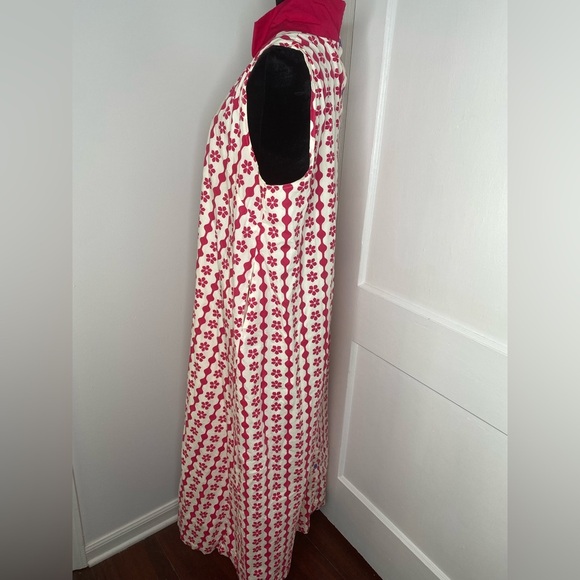 BURU X BISBY Pink Floral Button Down Back Maxi Dress - Picture 6 of 9